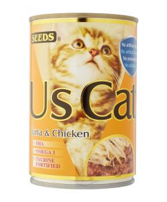 US Cat Tuna And Chicken 400g